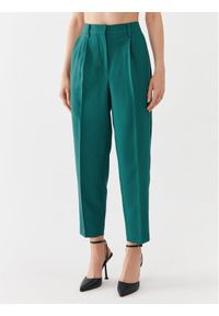 Bruuns Bazaar Spodnie materiałowe Cindy BBW2393 Zielony Loose Fit. Kolor: zielony. Materiał: materiał, wiskoza