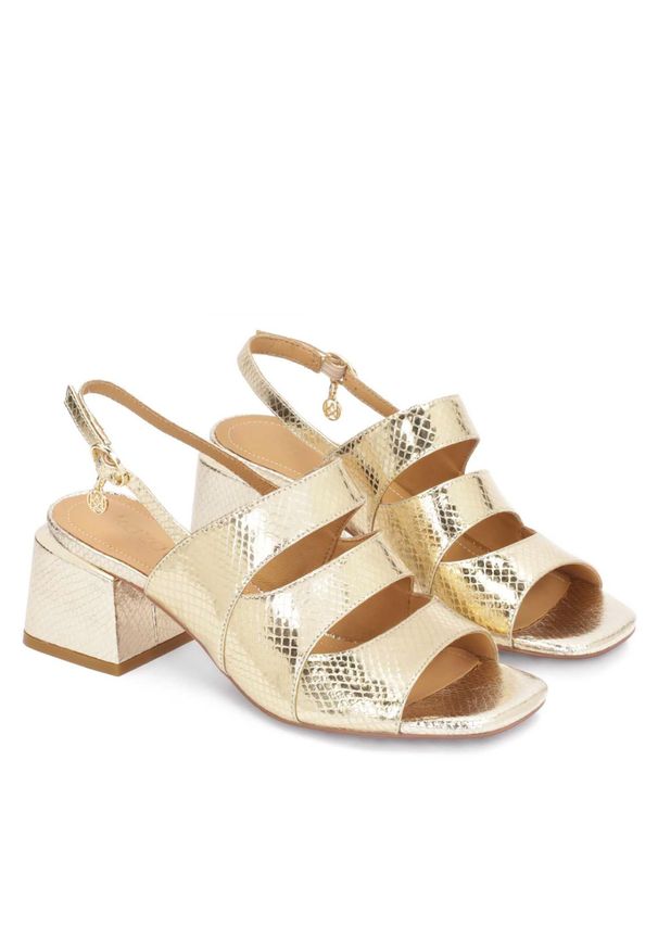 Sandały Kazar Josefin 80735-08-13 Złoty. Kolor: złoty