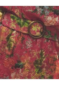 HEMANT & NANDITA - Sukienka na jedno ramię Miyu. Kolor: różowy, wielokolorowy, fioletowy. Materiał: wiskoza. Długość: mini #3