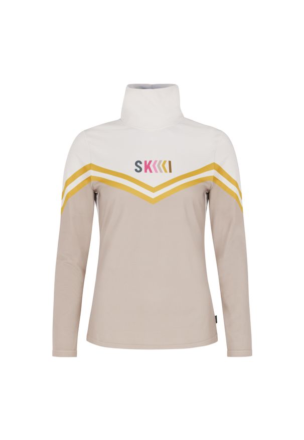 Bluzka damska Protest Merci. Kolor: beżowy. Długość rękawa: długi rękaw. Długość: długie. Sezon: zima. Sport: narciarstwo