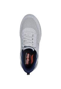 skechers - Adidasy Skechers Arch Fit Orvan - Kin, Mężczyźni. Kolor: szary. Materiał: materiał