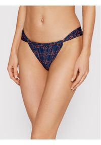 Guess Dół od bikini E2GO18 MC04R Granatowy. Kolor: niebieski. Materiał: syntetyk