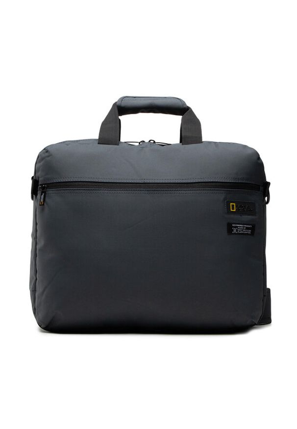 National Geographic Torba na laptopa Brief Case N18387.22 Szary. Kolor: szary. Materiał: materiał