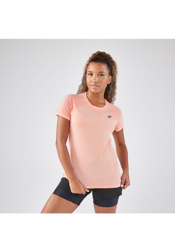 KUIKMA - Koszulka tenisowa damska Artengo Light. Kolor: różowy. Materiał: poliester, poliamid, materiał. Sport: tenis