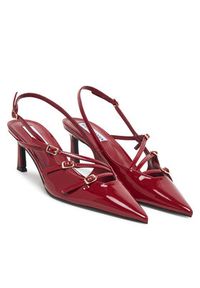 Steve Madden Sandały Liana SM11003386 Bordowy. Kolor: czerwony. Materiał: skóra #5