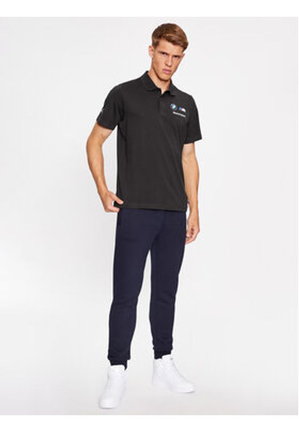 Puma Polo Bmw Mms Ess 621312 Czarny Regular Fit. Typ kołnierza: polo. Kolor: czarny. Materiał: bawełna