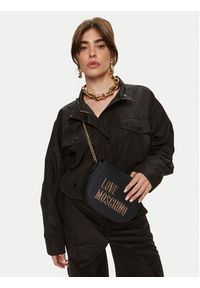 Love Moschino - LOVE MOSCHINO Torebka JC4194PP1LKD0000 Czarny. Kolor: czarny. Materiał: skórzane #6