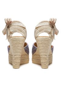 Manebi Espadryle Acapulco Heart-Shaped Wedge Espadrilles G 0.6 WH Różowy. Kolor: różowy. Materiał: materiał #3