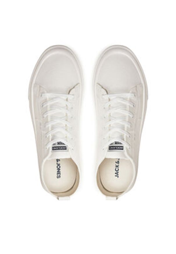 Jack & Jones - Jack&Jones Sneakersy Bay 12258046 Biały. Kolor: biały. Materiał: skóra