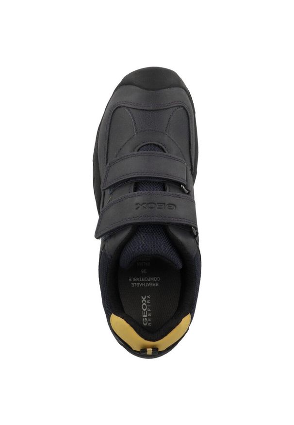 Geox - Buty GEOX J NEW SAVAGE BOY A Szary. Kolor: wielokolorowy, niebieski, szary. Sport: turystyka piesza