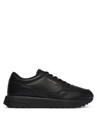 Calvin Klein Sneakersy City Runner Laceup Lth HM0HM02146 Czarny. Kolor: czarny. Materiał: skóra #1