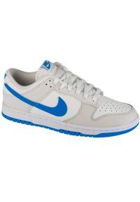 Nike - Buty sportowe Sneakersy męskie, Dunk Low Retro. Kolor: biały. Sport: turystyka piesza