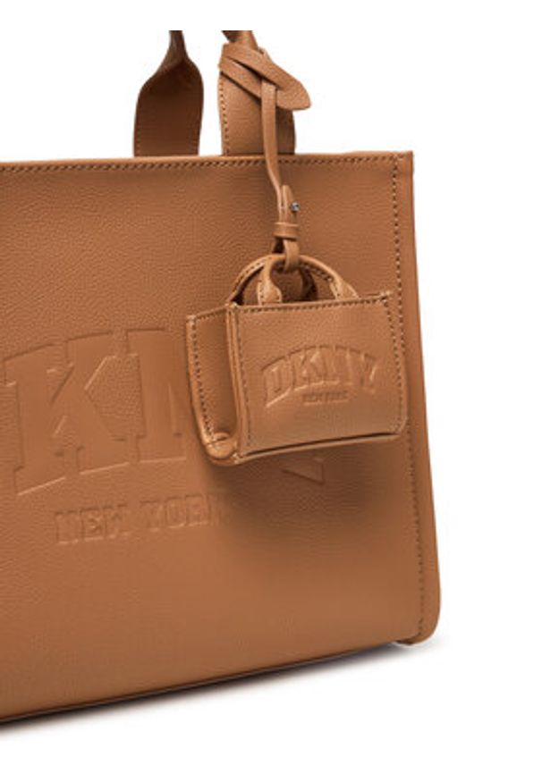 DKNY Torebka R53AAR57 Brązowy. Kolor: brązowy. Materiał: skórzane