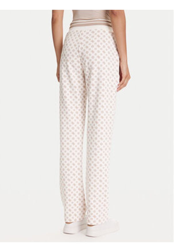 Guess Spodnie dresowe V5YB20 KB212 Écru Regular Fit. Materiał: syntetyk