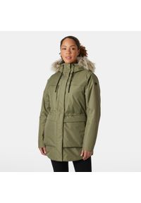 Parka dla kobiet Helly Hansen Coastal. Kolor: zielony. Sezon: zima