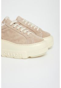 Casadei - Sneakersy damskie zamszowe CASADEI. Materiał: zamsz #4