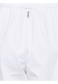 Deha Bermudy D83075 Biały Relaxed Fit. Kolor: biały. Materiał: bawełna