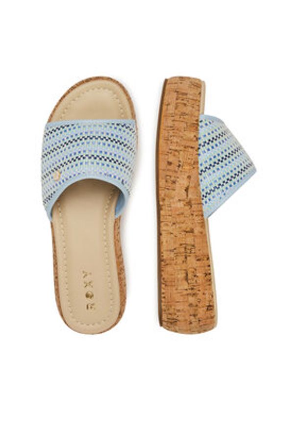 Roxy Klapki 2777024 Niebieski. Kolor: niebieski. Materiał: materiał