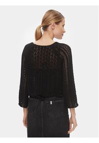 only - ONLY Sweter 15233173 Czarny Regular Fit. Kolor: czarny. Materiał: syntetyk