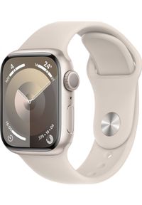 APPLE - Smartwatch Apple Smartwatch Apple Watch Series 9 GPS aluminium 41 mm S/M księżycowa poświata. Rodzaj zegarka: smartwatch #1