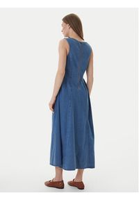 Vero Moda Sukienka jeansowa Kiara 10346411 Niebieski Regular Fit. Kolor: niebieski. Materiał: bawełna #5