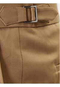 BOSS Spodnie materiałowe 50556704 Khaki Regular Fit. Kolor: brązowy. Materiał: bawełna #5