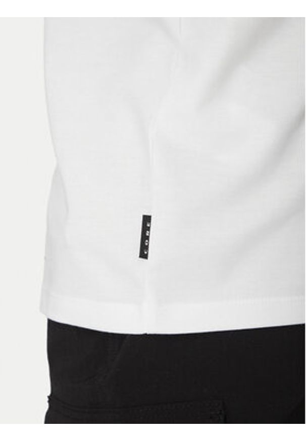 Jack & Jones Longsleeve Fusion 12273134 Biały Regular Fit. Kolor: biały. Materiał: bawełna. Długość rękawa: długi rękaw