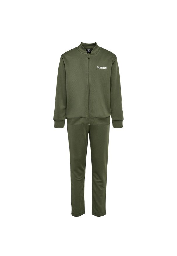 Dres dziecięcy Hummel hmlTUKAS. Okazja: na uczelnię. Kolor: wielokolorowy, zielony, brązowy. Materiał: dresówka. Styl: sportowy