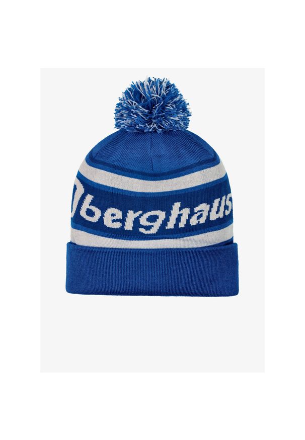 Czapka z pomponem Berghaus Berg Beanie - blue/blue. Kolor: niebieski