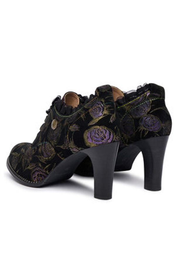 Laura Vita Półbuty Alcbaneo 14 Czarny. Kolor: czarny. Materiał: skóra, nubuk