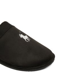 Polo Ralph Lauren Kapcie 843981604001 Czarny. Kolor: czarny. Materiał: zamsz, skóra #5