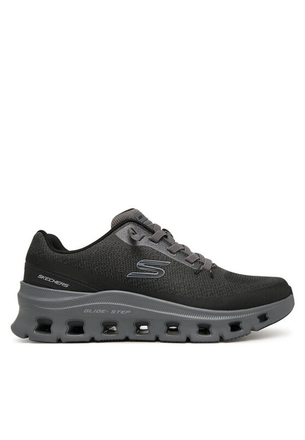 skechers - Skechers Sneakersy Glide-Step Pro - Waverra 233132/BKCC Czarny. Kolor: czarny. Materiał: materiał