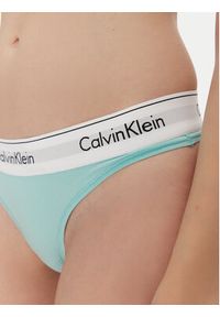 Calvin Klein Underwear Stringi 0000F3786E Zielony. Kolor: zielony. Materiał: bawełna #4