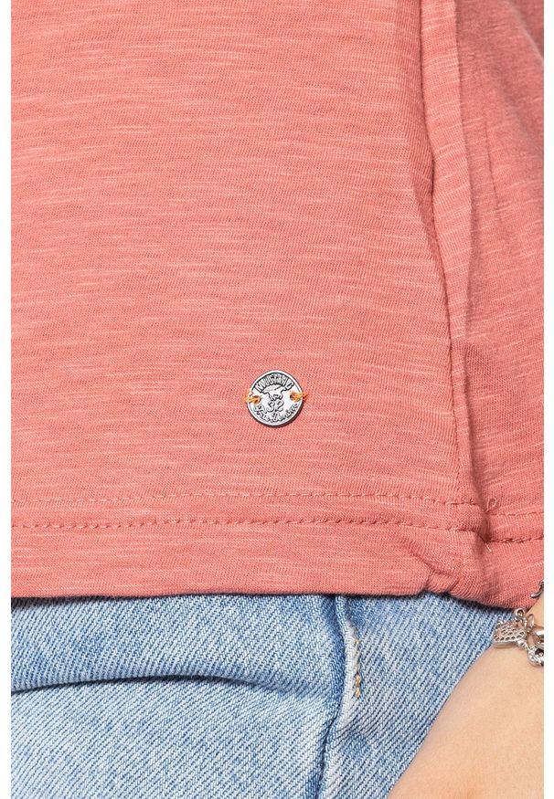 Mustang - MUSTANG T SHIRT DAMSKI Alexia C Print 1008941 8187. Wzór: nadruk