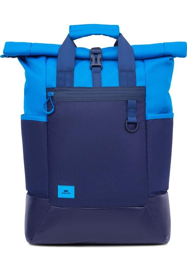 RIVACASE - Plecak Rivacase 5321 niebieski. Kolor: niebieski. Materiał: materiał. Wzór: paski. Styl: sportowy, casual