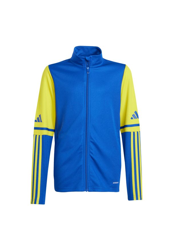 Adidas Sport Sq25 Tr Jkt Bluza Y Dzieci. Kolor: niebieski, żółty, wielokolorowy. Sport: piłka nożna