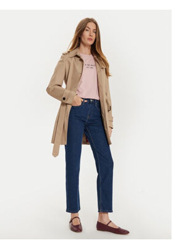 TOMMY HILFIGER - Tommy Hilfiger Jeansy Classic WW0WW43726 Niebieski Straight Fit. Kolor: niebieski