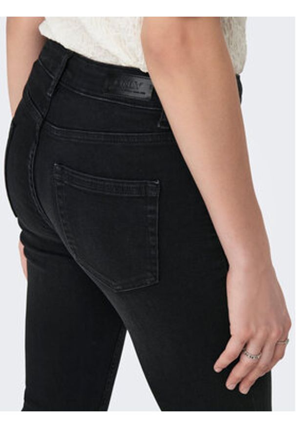 only - ONLY Jeansy 15286686 Czarny Flared Fit. Kolor: czarny