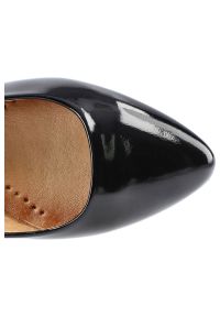 Czarne Baleriny Maciejka Damskie Wygodne Półbuty. Okazja: na co dzień. Kolor: czarny. Materiał: skóra, lakier. Styl: casual, klasyczny #8