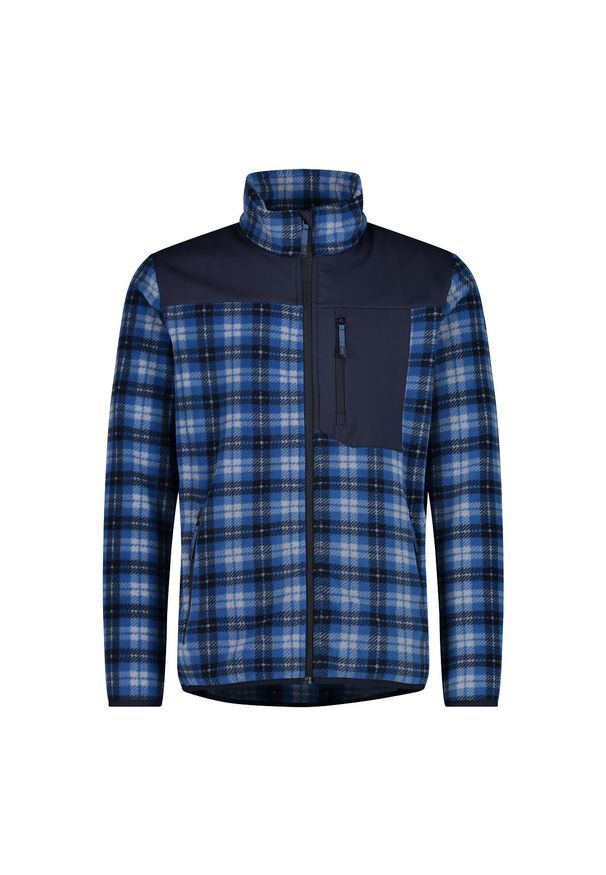 Bluza męska turystyczna CMP 34H0597. Okazja: na co dzień. Kolor: niebieski. Styl: casual, sportowy. Sport: turystyka piesza