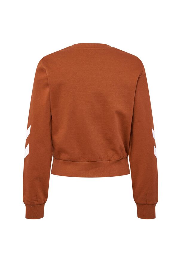 Bluza dla kobiet Hummel Legacy. Kolor: brązowy. Materiał: polar, materiał