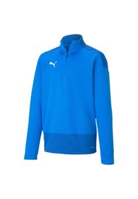 Puma Bluza Teamgoal 23 Training 1/4 Zip Jr 65656702. Kolor: niebieski