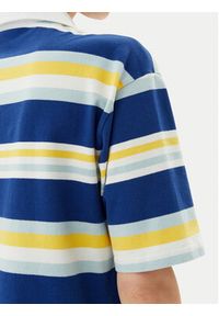 Napapijri Polo E-Ete NP0A4ILK Niebieski Oversize. Typ kołnierza: polo. Kolor: niebieski. Materiał: bawełna #3