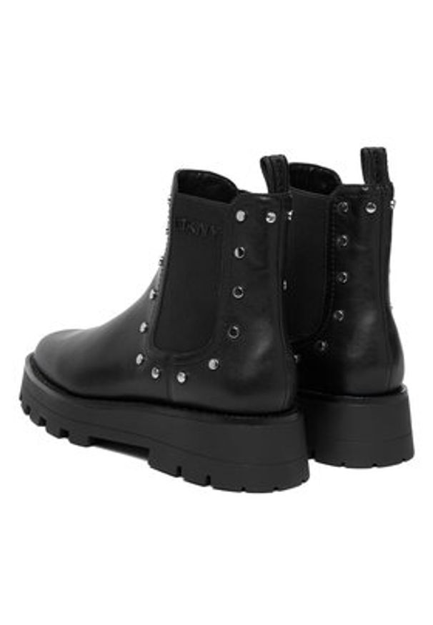 DKNY Sztyblety Shelah K4534178 Czarny. Kolor: czarny. Materiał: skóra