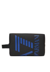 EA7 Emporio Armani Kosmetyczka 245076 3R910 MZ331 Czarny. Kolor: czarny. Materiał: skóra