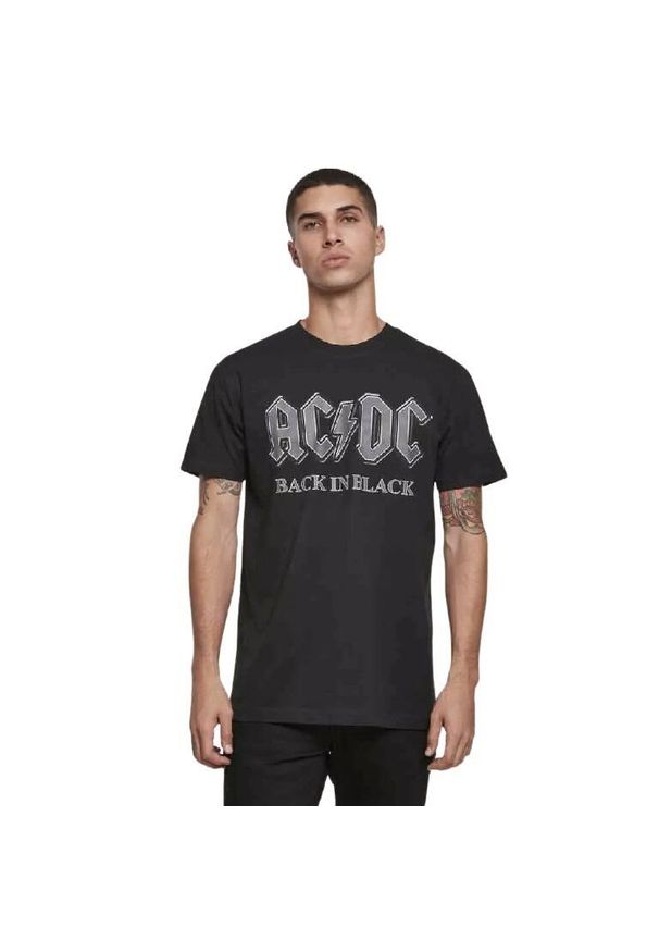 Urban Classics - Koszulka Urban Classic acdc ba in bla. Kolor: czarny