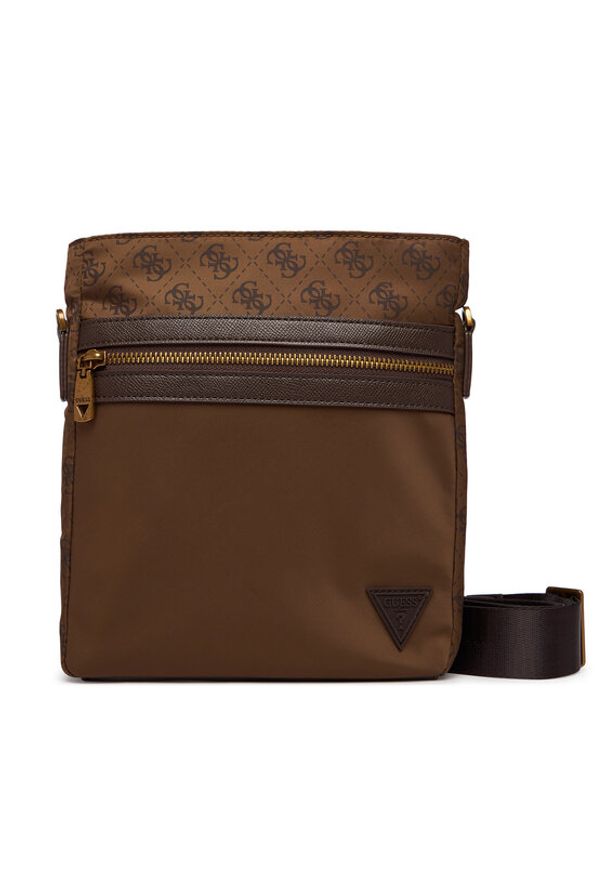 Guess Saszetka HMBENP P6123 Brązowy. Kolor: brązowy. Materiał: materiał