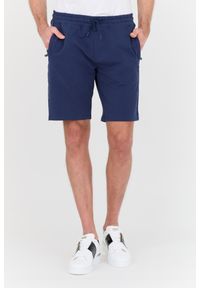 Guess - GUESS Granatowe męskie shorty Arlo, Rozmiar XXL. Kolor: niebieski #4
