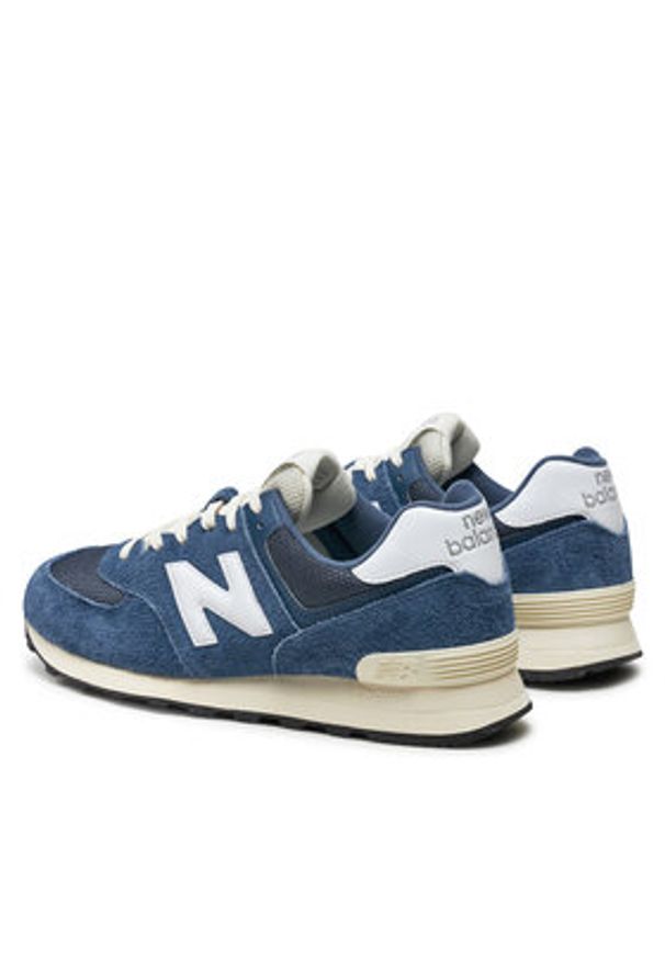 New Balance Sneakersy U574RBJ Niebieski. Kolor: niebieski. Materiał: zamsz, skóra. Model: New Balance 574