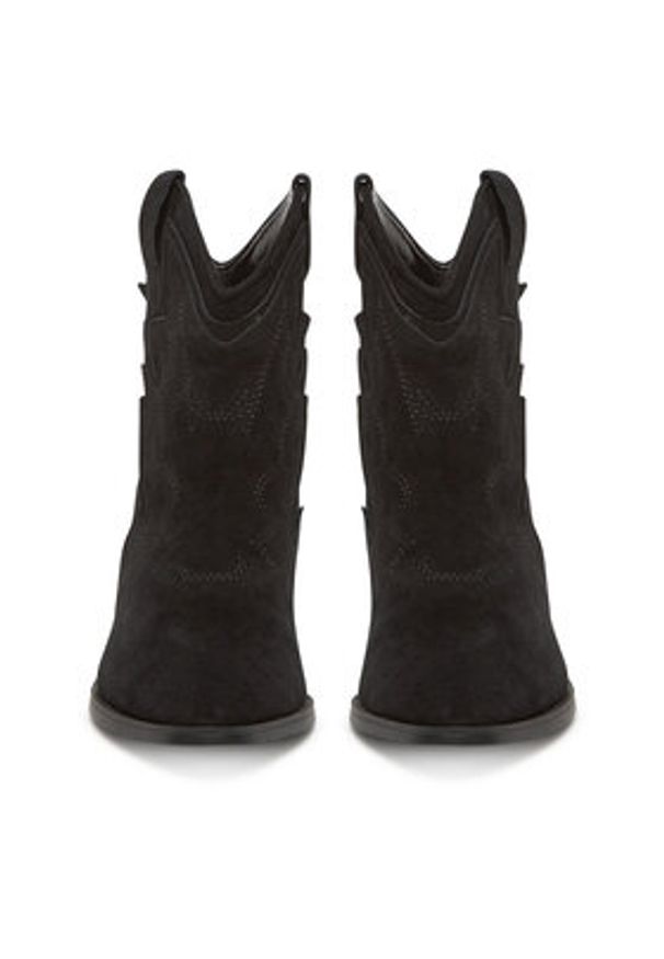 DeeZee Botki 3523-9 Czarny. Kolor: czarny. Materiał: materiał